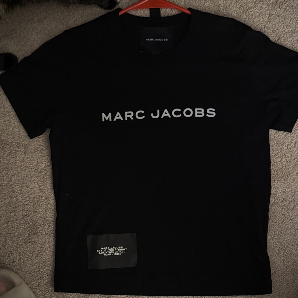 Marc Jacobs Logo Black T-Shirt